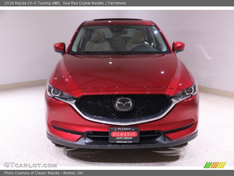 Soul Red Crystal Metallic / Parchment 2018 Mazda CX-5 Touring AWD