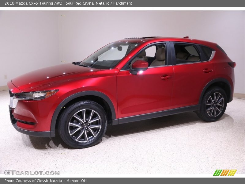 Soul Red Crystal Metallic / Parchment 2018 Mazda CX-5 Touring AWD