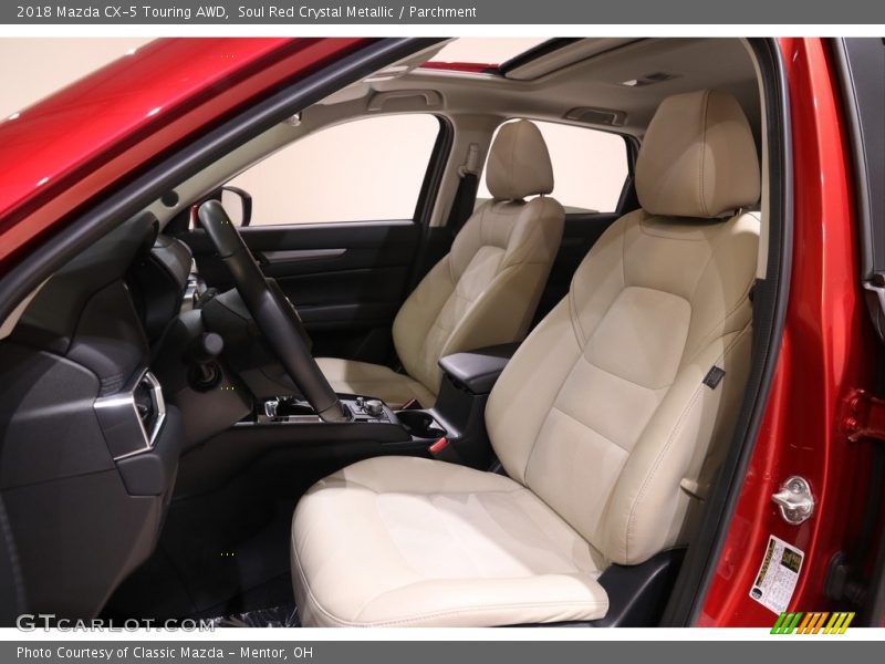 Soul Red Crystal Metallic / Parchment 2018 Mazda CX-5 Touring AWD