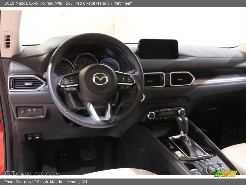 Soul Red Crystal Metallic / Parchment 2018 Mazda CX-5 Touring AWD