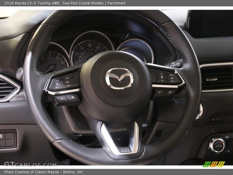 Soul Red Crystal Metallic / Parchment 2018 Mazda CX-5 Touring AWD