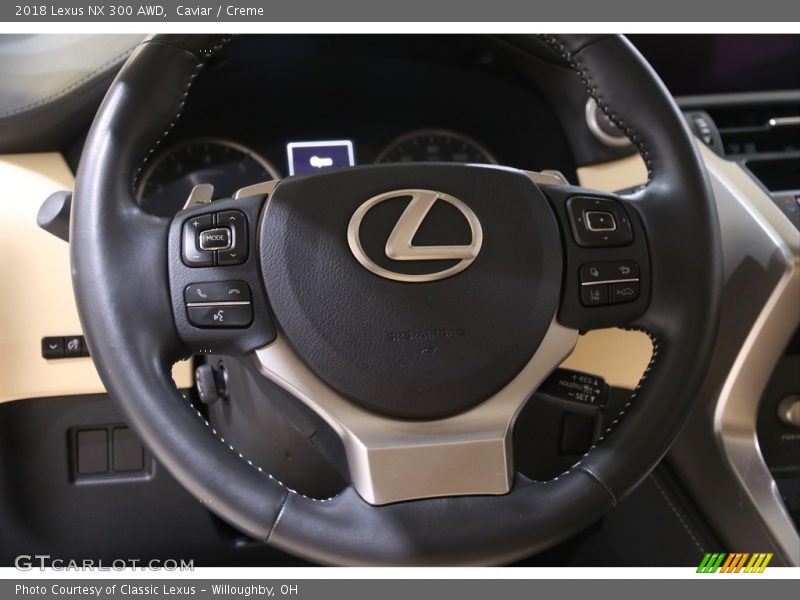 Caviar / Creme 2018 Lexus NX 300 AWD