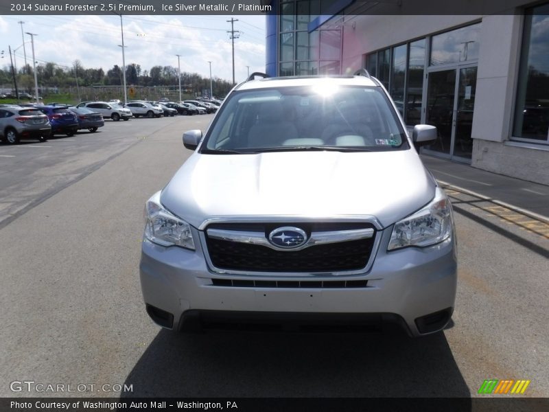 Ice Silver Metallic / Platinum 2014 Subaru Forester 2.5i Premium