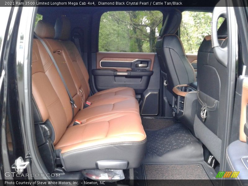 Rear Seat of 2021 3500 Limited Longhorn Mega Cab 4x4