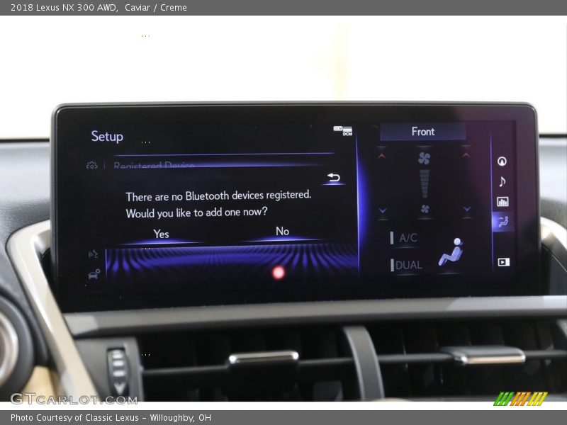 Caviar / Creme 2018 Lexus NX 300 AWD