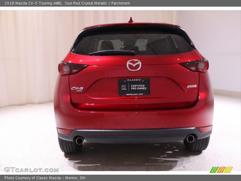 Soul Red Crystal Metallic / Parchment 2018 Mazda CX-5 Touring AWD