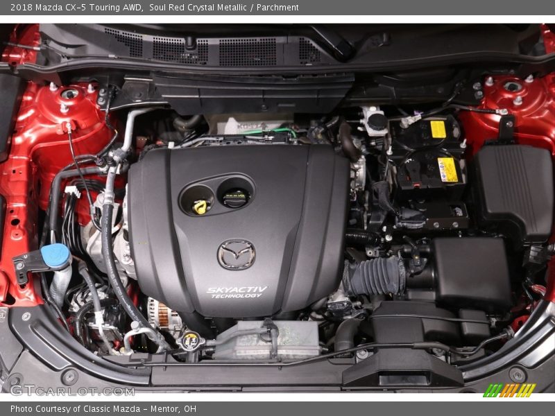 Soul Red Crystal Metallic / Parchment 2018 Mazda CX-5 Touring AWD