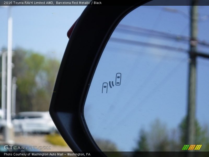 Barcelona Red Metallic / Black 2016 Toyota RAV4 Limited AWD