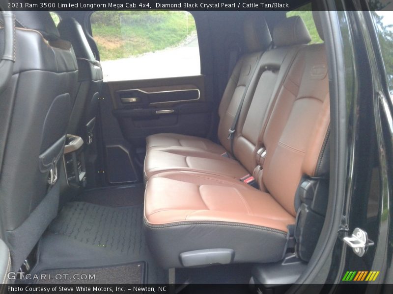 Diamond Black Crystal Pearl / Cattle Tan/Black 2021 Ram 3500 Limited Longhorn Mega Cab 4x4