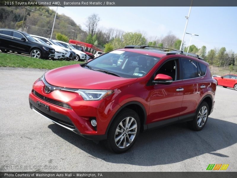 Barcelona Red Metallic / Black 2016 Toyota RAV4 Limited AWD
