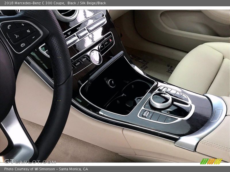 Black / Silk Beige/Black 2018 Mercedes-Benz C 300 Coupe