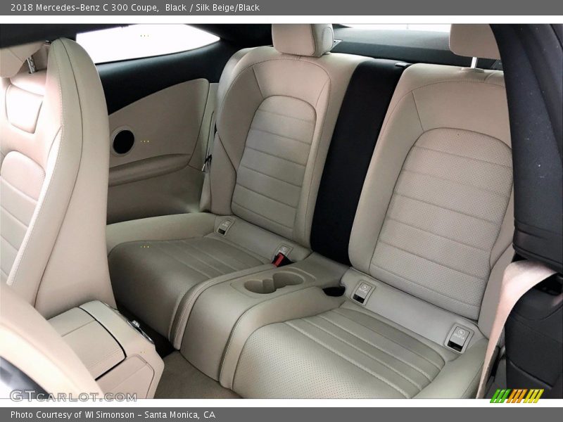 Black / Silk Beige/Black 2018 Mercedes-Benz C 300 Coupe