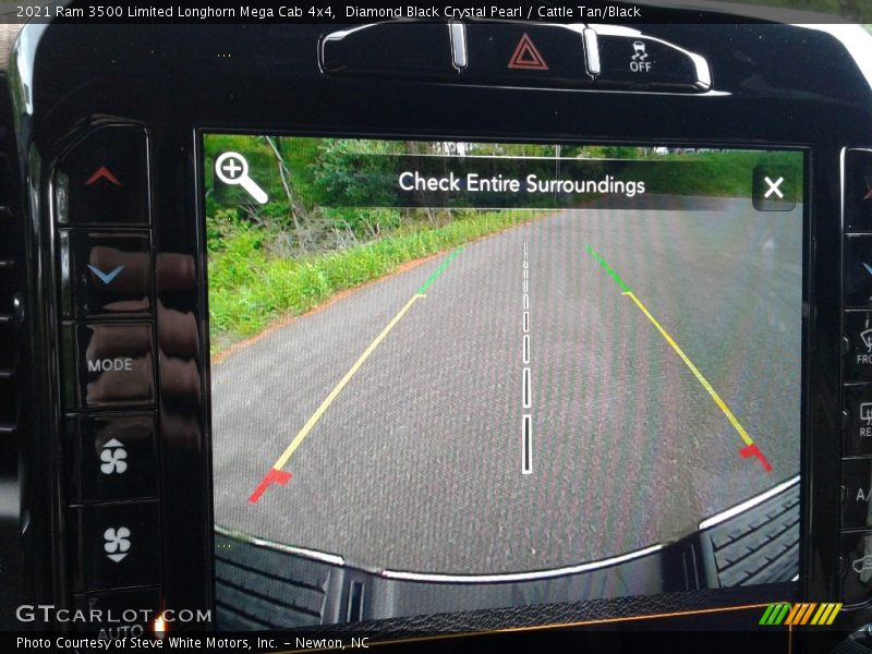 Diamond Black Crystal Pearl / Cattle Tan/Black 2021 Ram 3500 Limited Longhorn Mega Cab 4x4