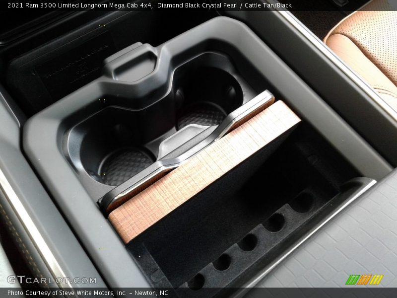 Diamond Black Crystal Pearl / Cattle Tan/Black 2021 Ram 3500 Limited Longhorn Mega Cab 4x4