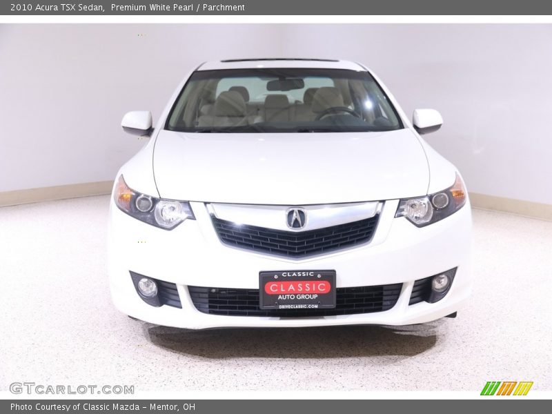 Premium White Pearl / Parchment 2010 Acura TSX Sedan