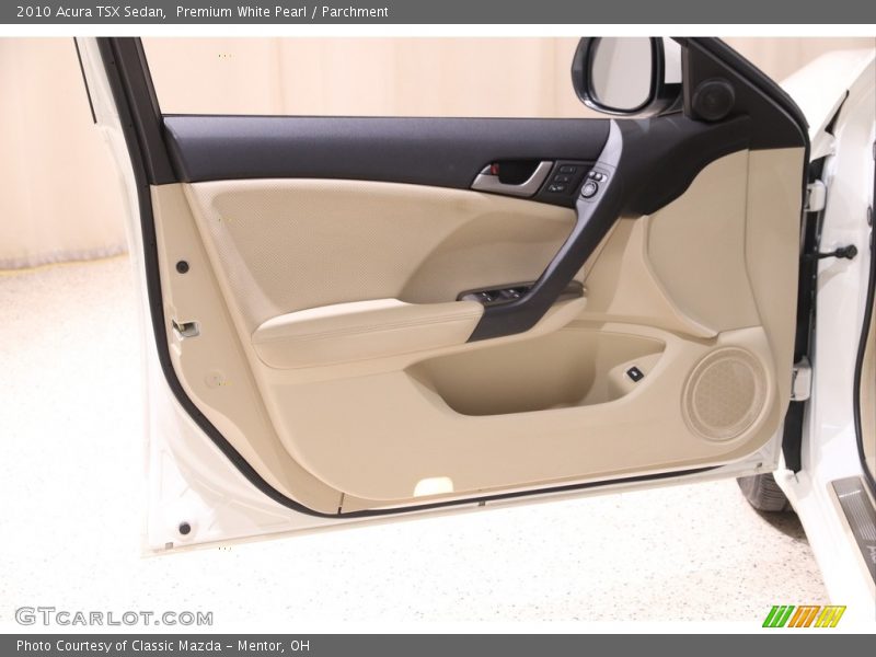 Premium White Pearl / Parchment 2010 Acura TSX Sedan