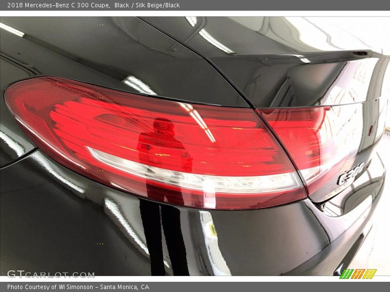 Black / Silk Beige/Black 2018 Mercedes-Benz C 300 Coupe