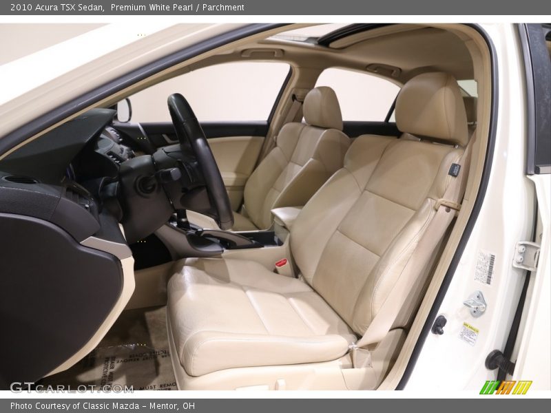 Premium White Pearl / Parchment 2010 Acura TSX Sedan
