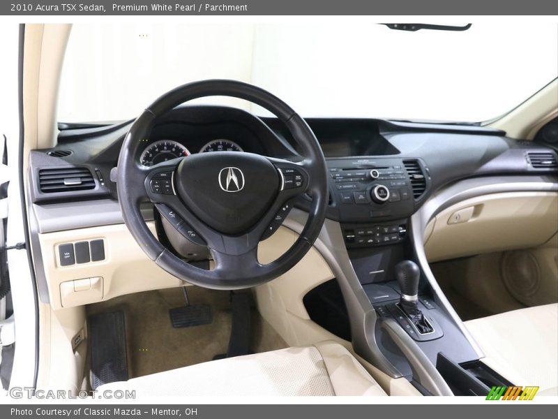 Premium White Pearl / Parchment 2010 Acura TSX Sedan