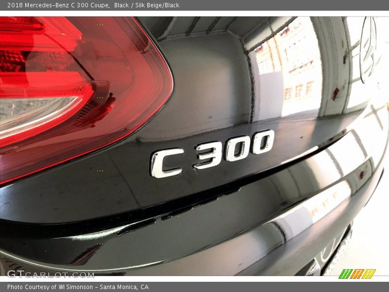Black / Silk Beige/Black 2018 Mercedes-Benz C 300 Coupe
