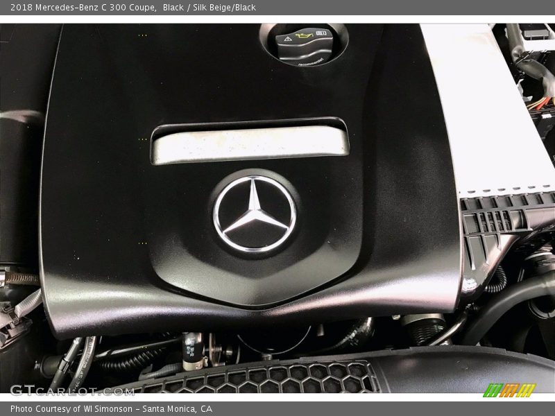 Black / Silk Beige/Black 2018 Mercedes-Benz C 300 Coupe