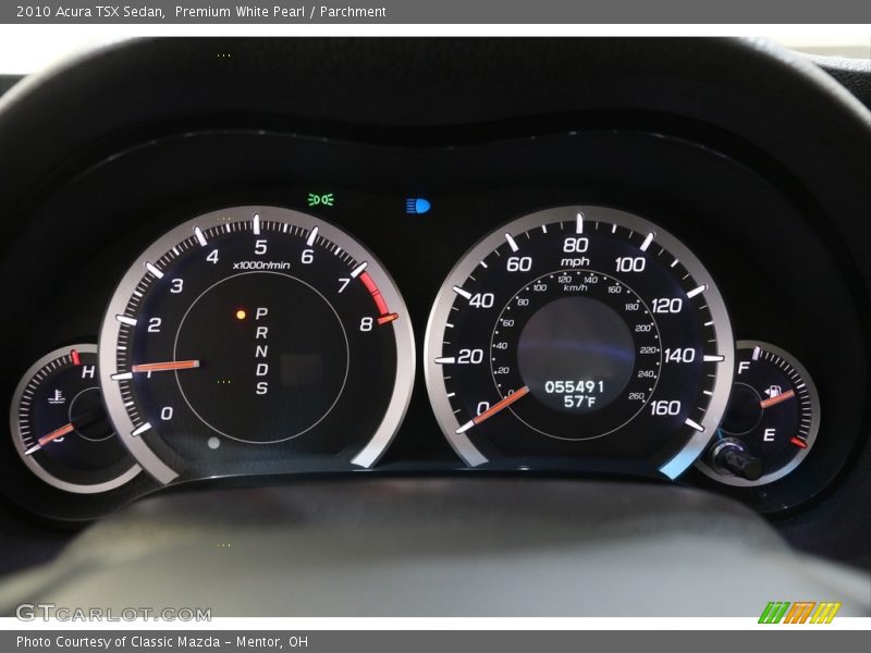 Premium White Pearl / Parchment 2010 Acura TSX Sedan