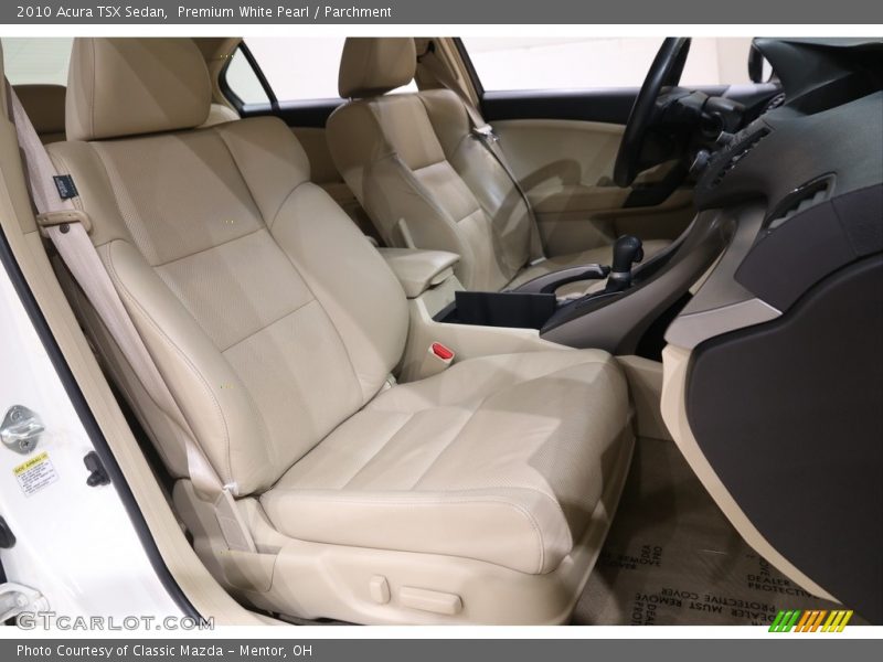 Premium White Pearl / Parchment 2010 Acura TSX Sedan