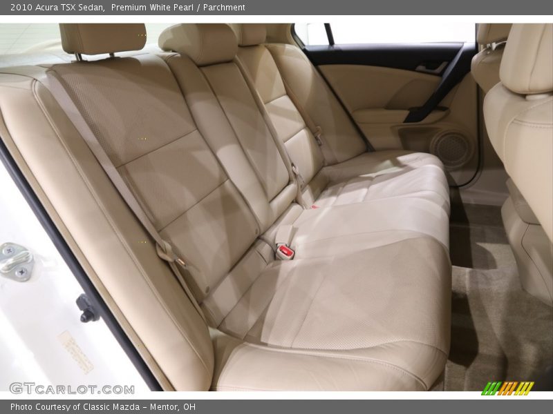 Premium White Pearl / Parchment 2010 Acura TSX Sedan