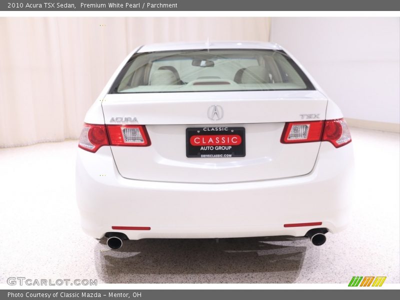 Premium White Pearl / Parchment 2010 Acura TSX Sedan
