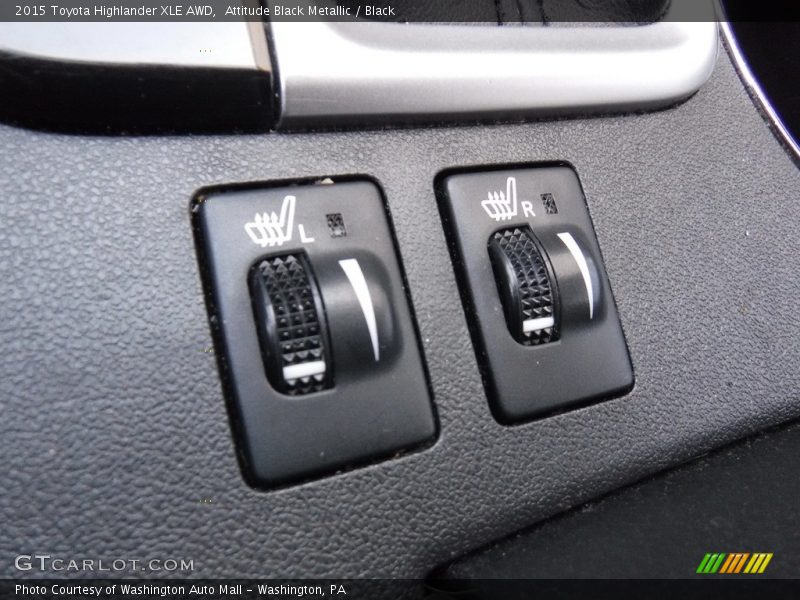 Attitude Black Metallic / Black 2015 Toyota Highlander XLE AWD