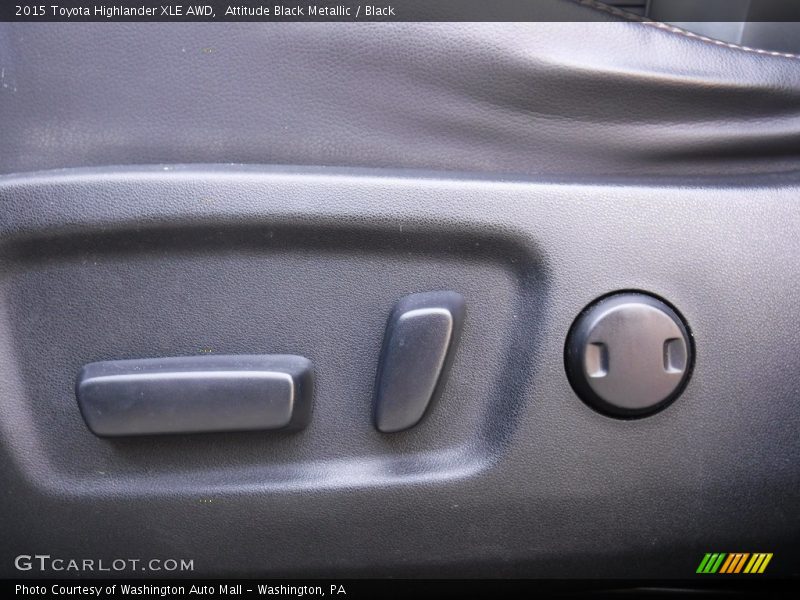 Attitude Black Metallic / Black 2015 Toyota Highlander XLE AWD