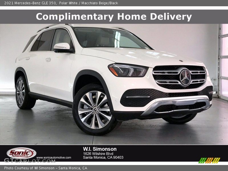 Polar White / Macchiato Beige/Black 2021 Mercedes-Benz GLE 350