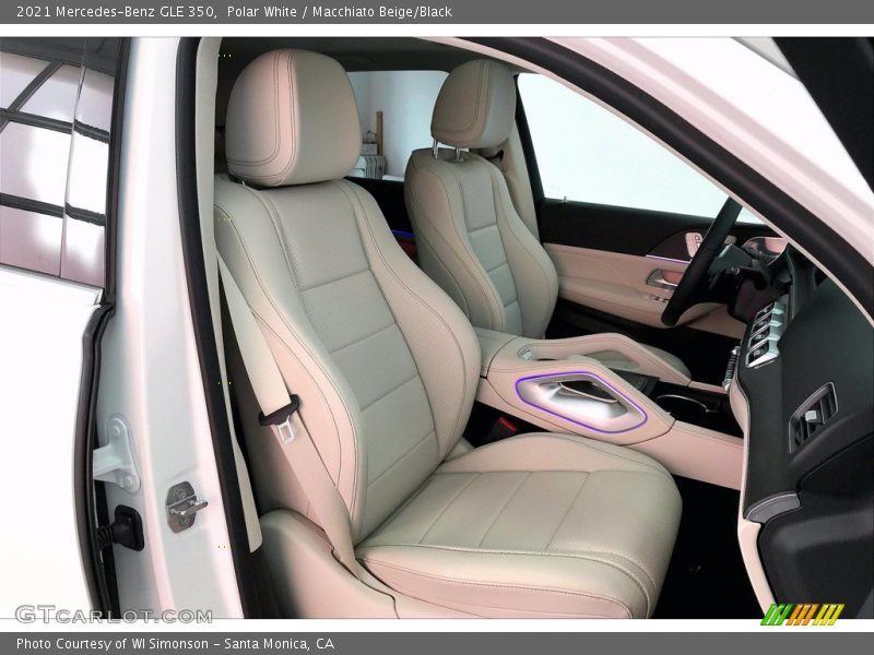 Polar White / Macchiato Beige/Black 2021 Mercedes-Benz GLE 350