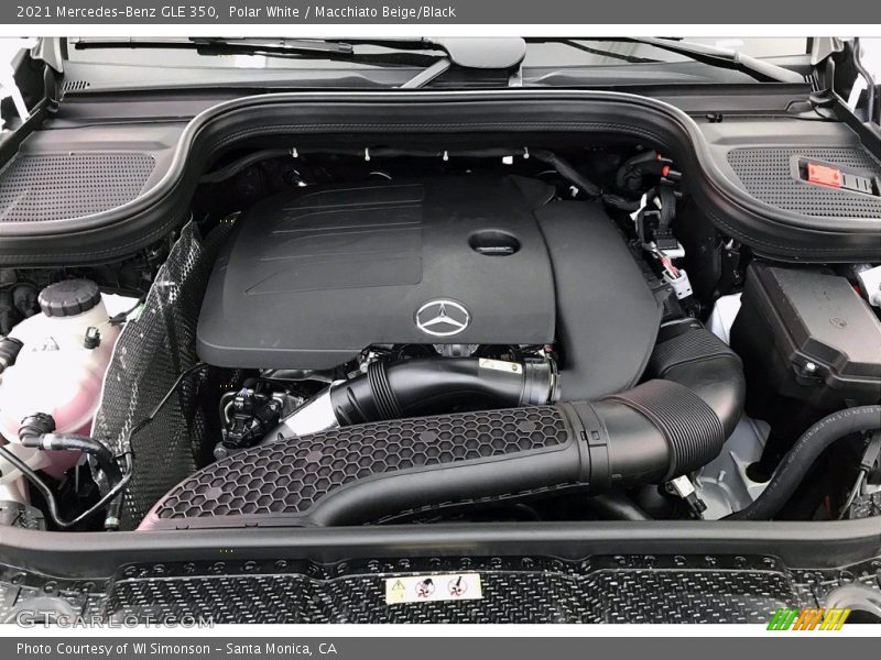 Polar White / Macchiato Beige/Black 2021 Mercedes-Benz GLE 350