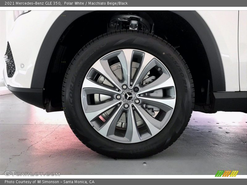 Polar White / Macchiato Beige/Black 2021 Mercedes-Benz GLE 350
