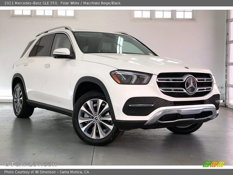 Polar White / Macchiato Beige/Black 2021 Mercedes-Benz GLE 350