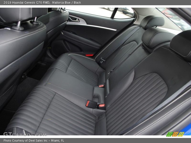 Mallorca Blue / Black 2019 Hyundai Genesis G70 RWD