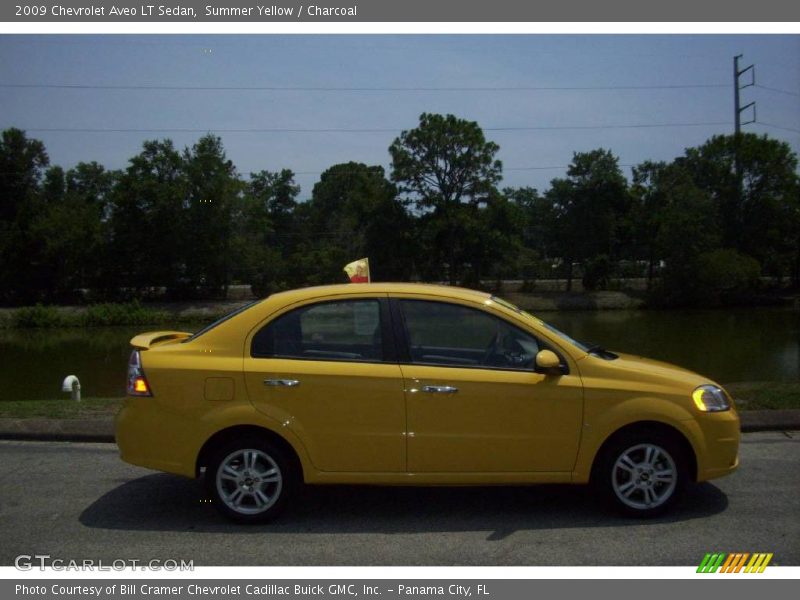 Summer Yellow / Charcoal 2009 Chevrolet Aveo LT Sedan