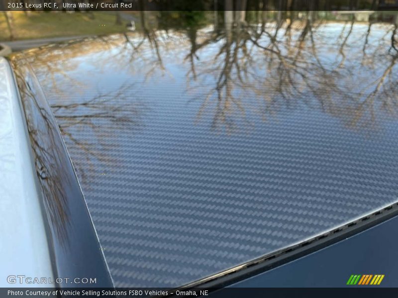 Ultra White / Circuit Red 2015 Lexus RC F
