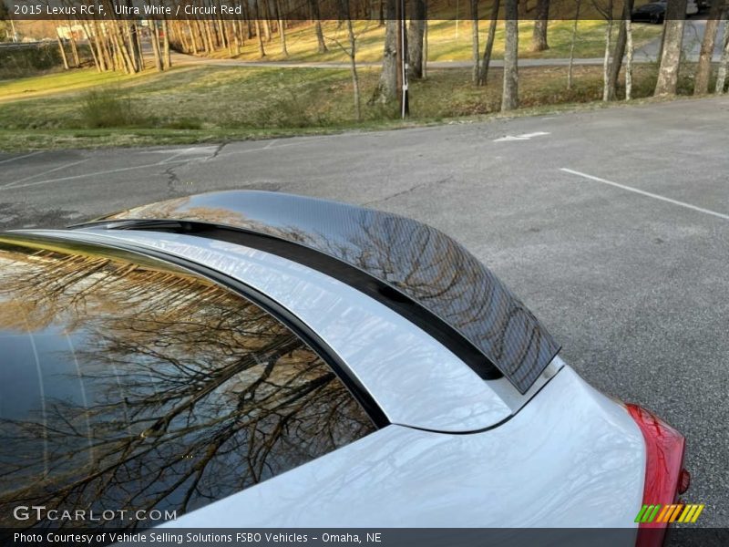 Ultra White / Circuit Red 2015 Lexus RC F