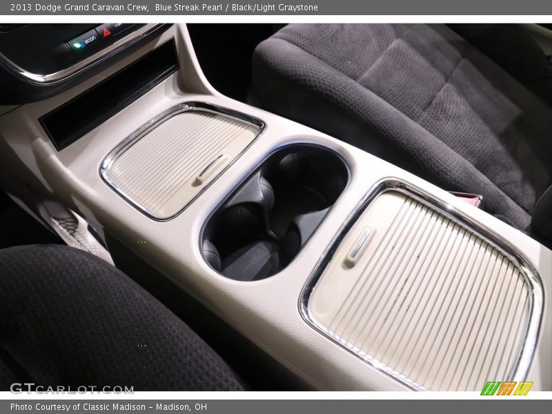 Blue Streak Pearl / Black/Light Graystone 2013 Dodge Grand Caravan Crew