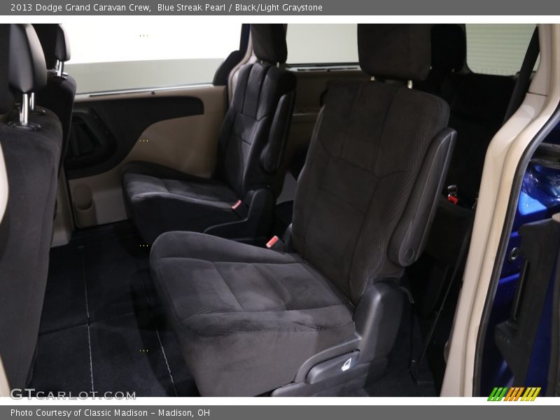 Blue Streak Pearl / Black/Light Graystone 2013 Dodge Grand Caravan Crew