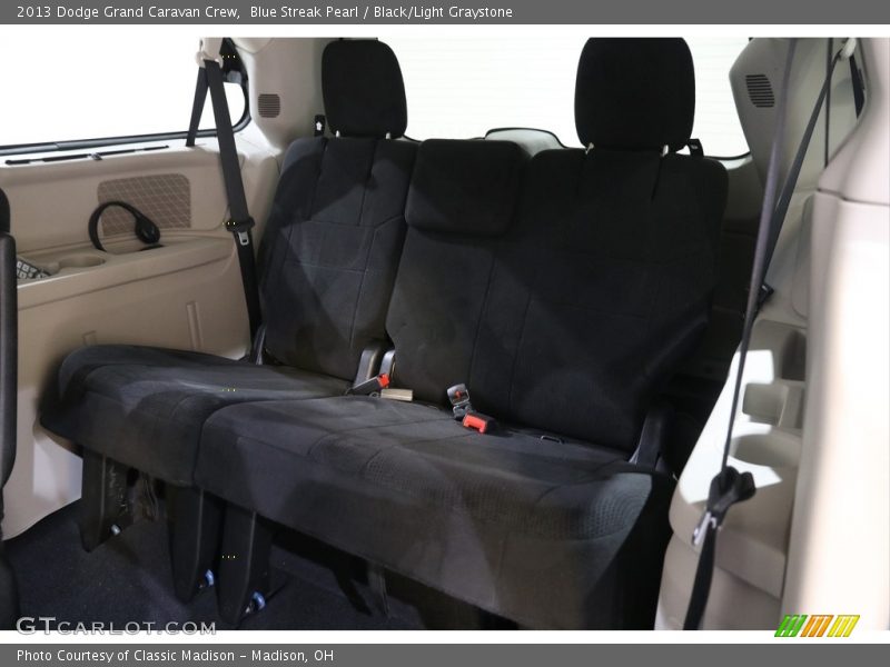 Blue Streak Pearl / Black/Light Graystone 2013 Dodge Grand Caravan Crew