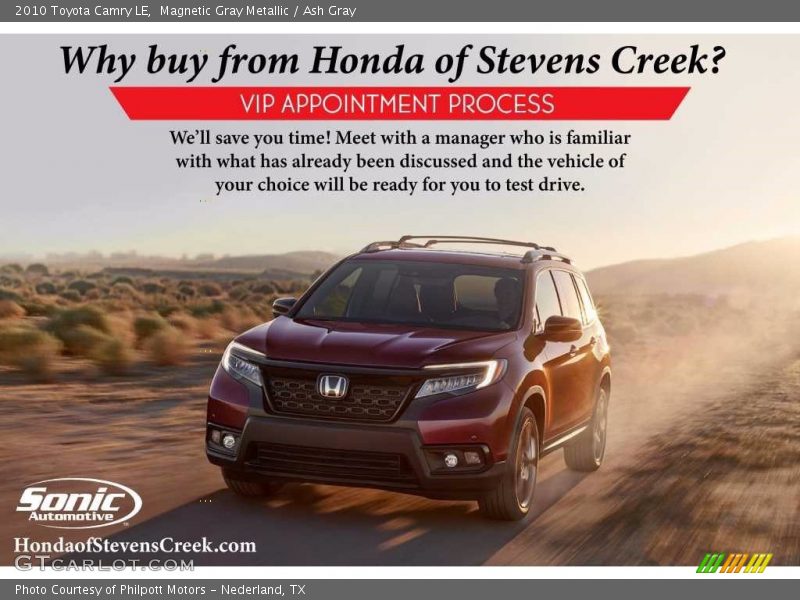 Magnetic Gray Metallic / Ash Gray 2010 Toyota Camry LE