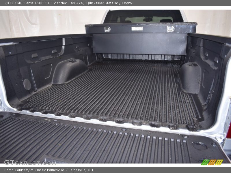 Quicksilver Metallic / Ebony 2013 GMC Sierra 1500 SLE Extended Cab 4x4