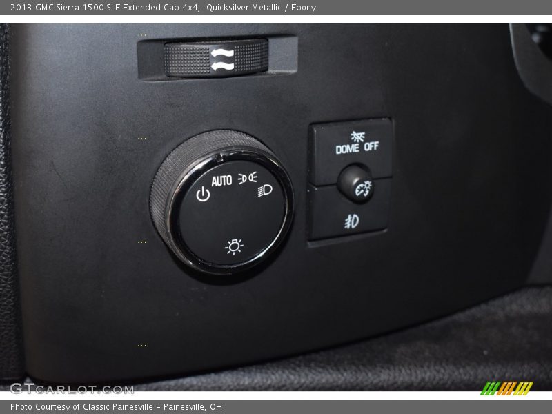 Quicksilver Metallic / Ebony 2013 GMC Sierra 1500 SLE Extended Cab 4x4