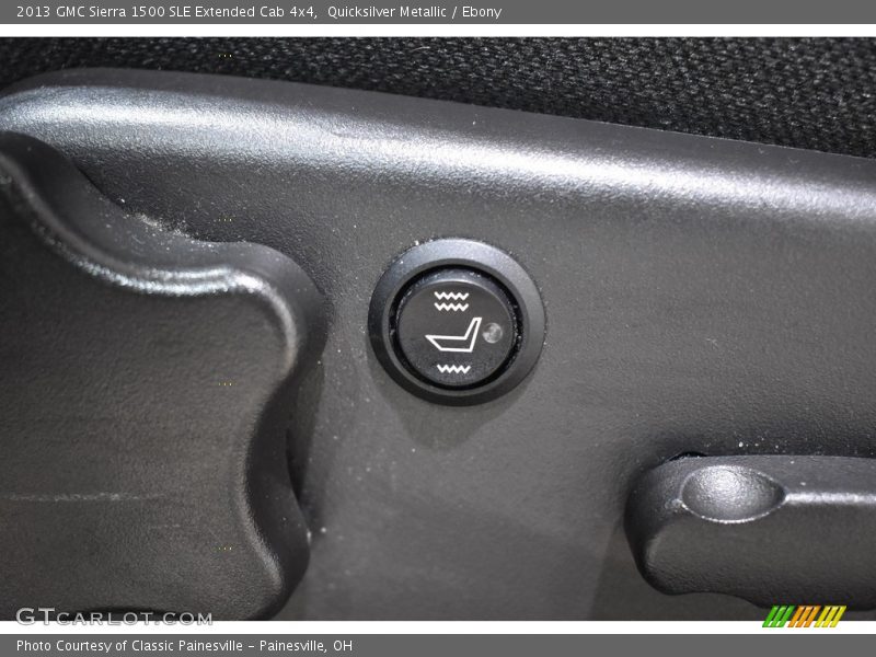 Quicksilver Metallic / Ebony 2013 GMC Sierra 1500 SLE Extended Cab 4x4