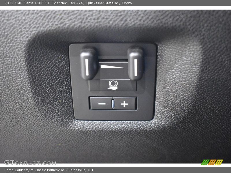 Quicksilver Metallic / Ebony 2013 GMC Sierra 1500 SLE Extended Cab 4x4