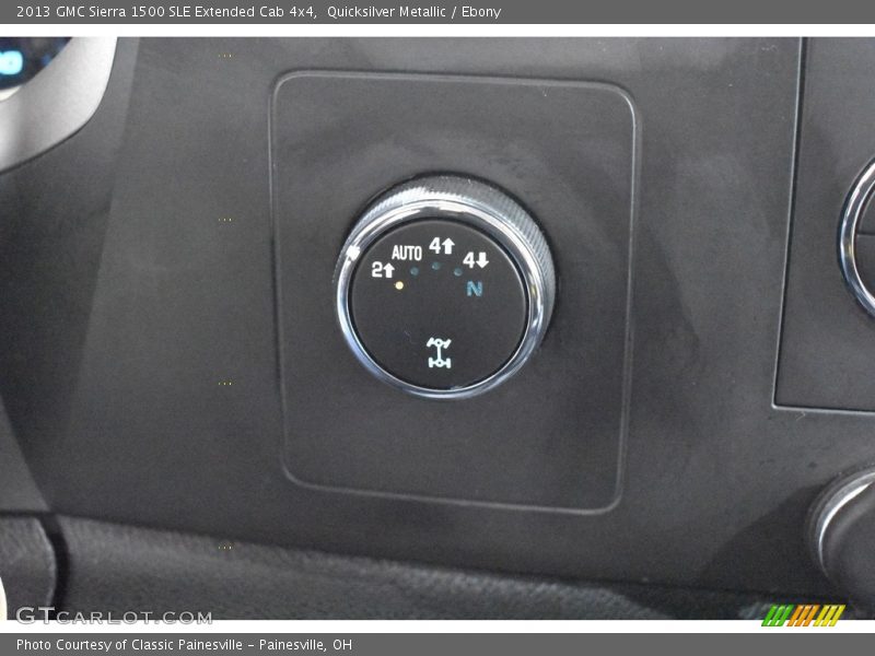 Quicksilver Metallic / Ebony 2013 GMC Sierra 1500 SLE Extended Cab 4x4