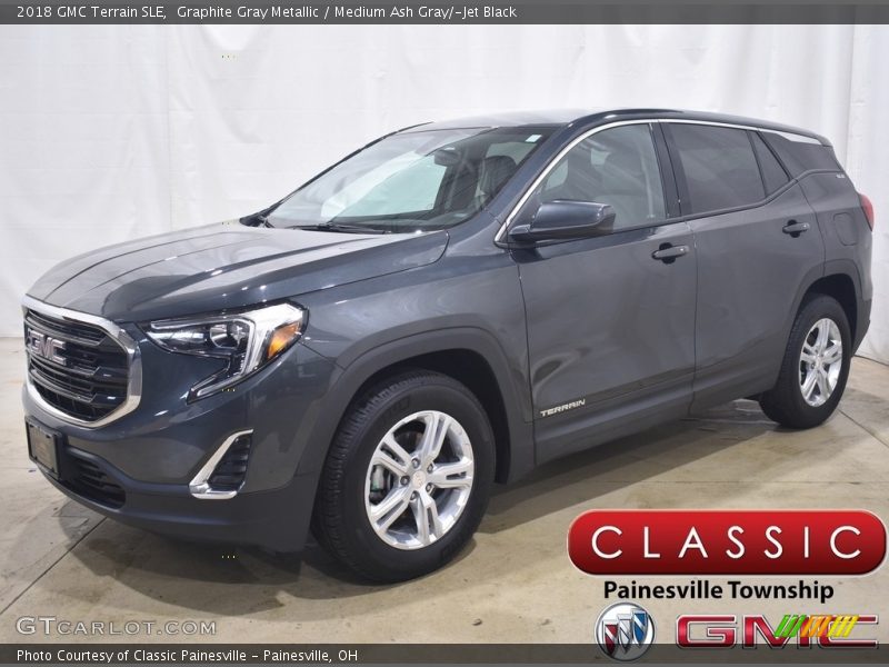 Graphite Gray Metallic / Medium Ash Gray/­Jet Black 2018 GMC Terrain SLE